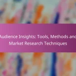 Audience Insights: Tools, Methods and Market Research Techniques