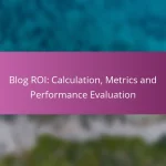 Blog ROI: Calculation, Metrics and Performance Evaluation