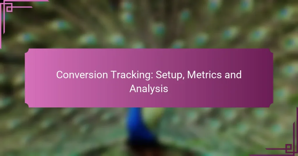 Conversion Tracking: Setup, Metrics and Analysis