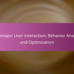 Heatmaps: User Interaction, Behavior Analysis and Optimization