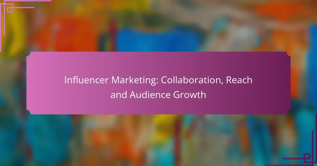 Influencer Marketing: Collaboration, Reach and Audience Growth