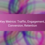 Key Metrics: Traffic, Engagement, Conversion, Retention