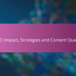 SEO: Impact, Strategies and Content Quality