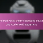 Sponsored Posts: Income Boosting Strategies and Audience Engagement
